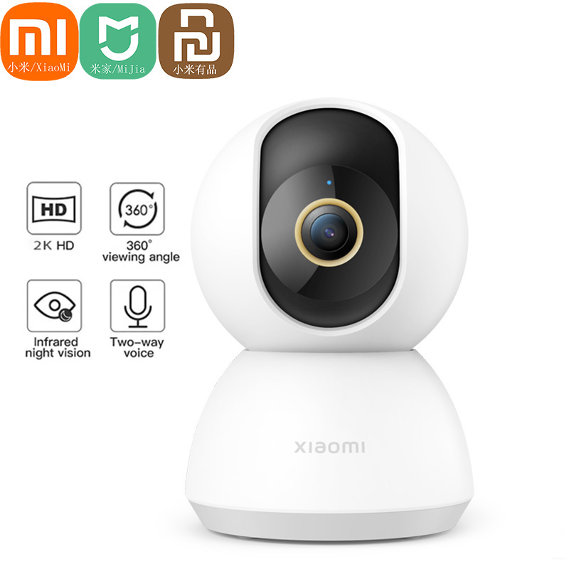 Xiaomi Mijia 1296P Ultra HD 2K Cámara IP Inteligente WiFi Pan-tilt 360 °   Visión nocturna del monitor de seguridad del bebé de la cámara web video para la aplicación MiHome