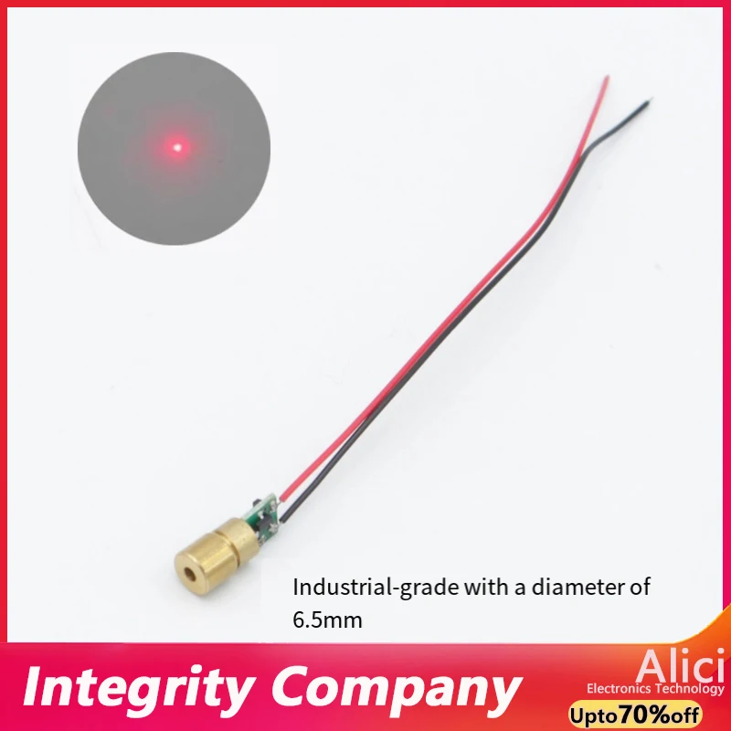 2.4V-12V wide-voltage point-like equipment and instrument positioning micro-miniature small laser head with diameter