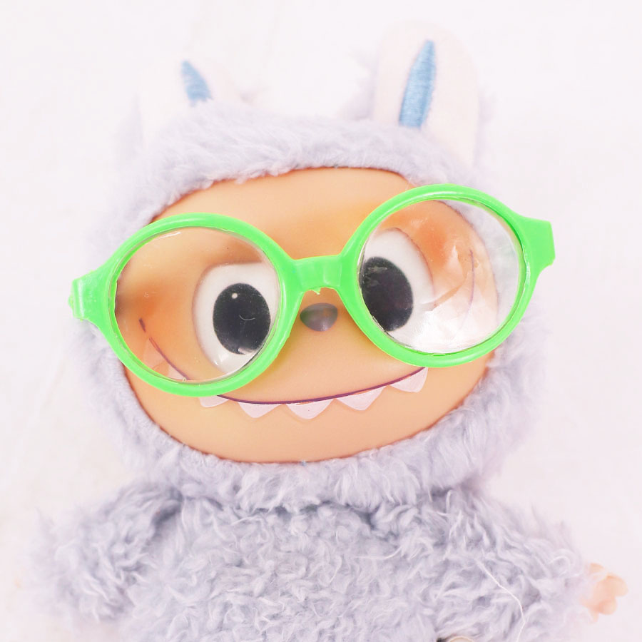 Para 15-17cm labubu boneca roupas vestido faixa de cabelo lona sapato acessórios kpop ídolo exo roupas labubu decoração óculos, presente