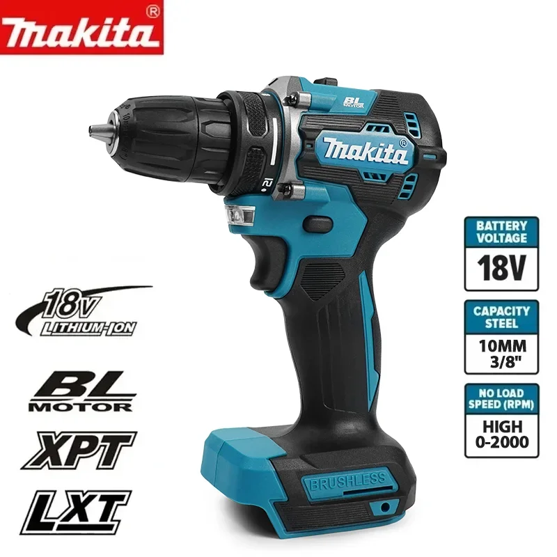 Makita DDF487 18V Screwdriver Brushless Electric Drill Impact Drill of Decoration Team Power Tools for Makita 18V Battery