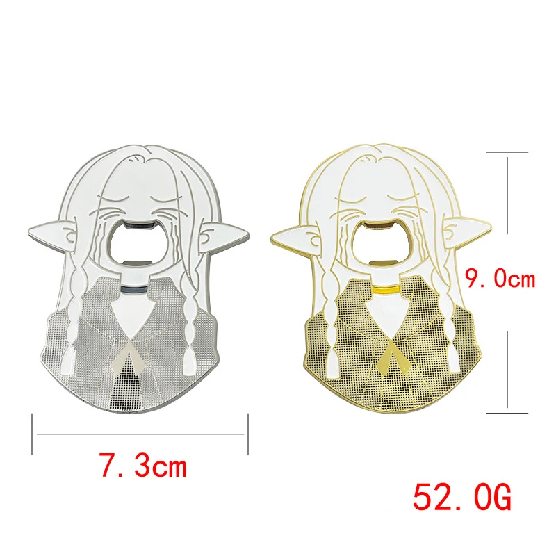 อะนิเมะอร่อยใน Dungeon Marcille ที่เปิดขวดคอสเพลย์แม่เหล็กตู้เย็น Kawii Big ปาก Elf สาว DIY อุปกรณ์ฮาโลวีน