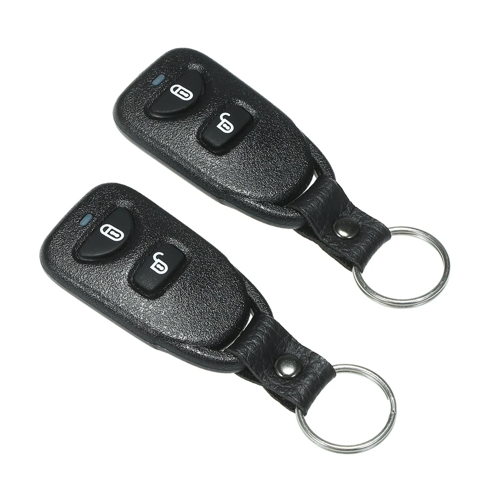 Universal Car Keyless Entry System com 2 Controle Remoto, Auto Door Lock, Veículo Locking, Kit Central, 12V