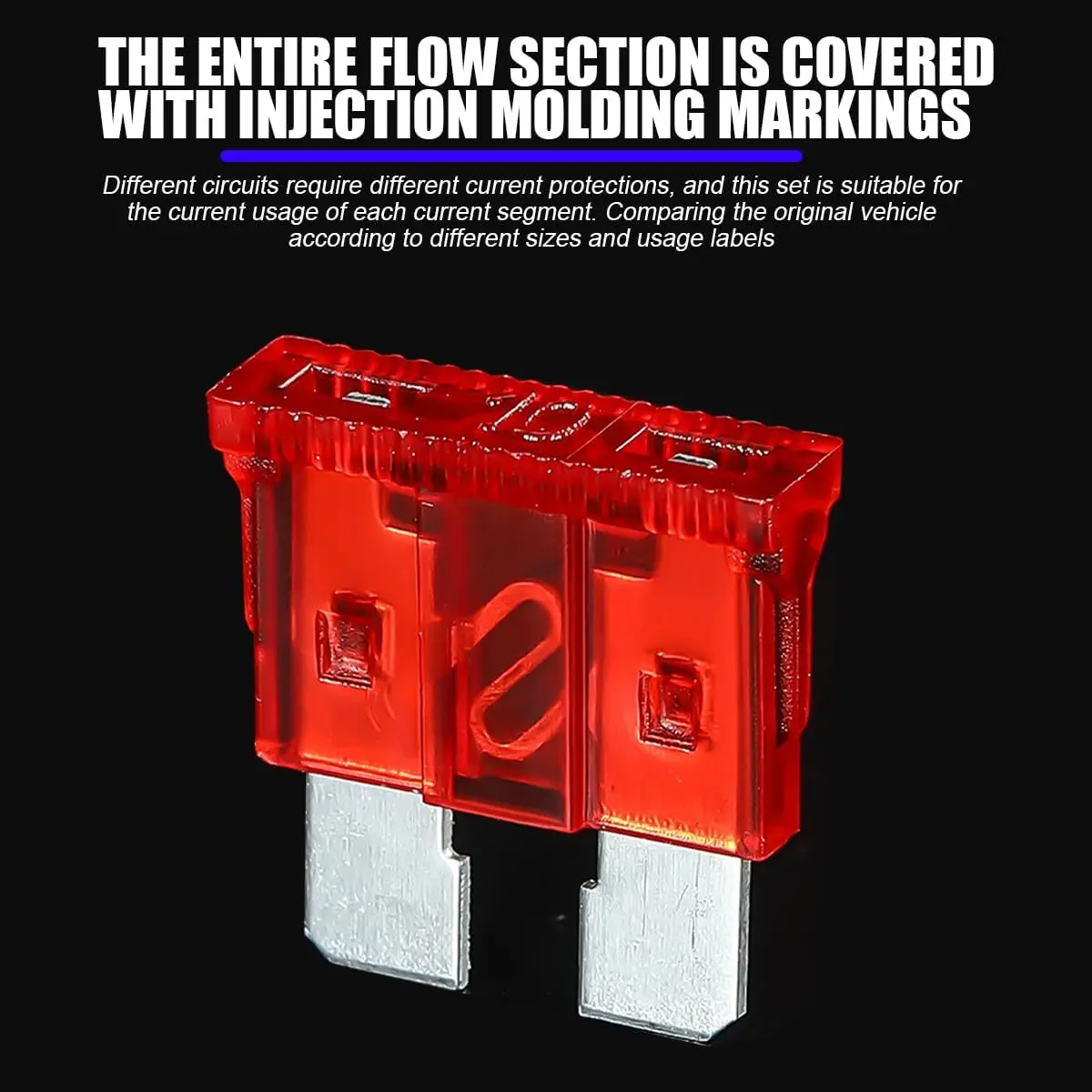306 ชิ้นรถฟิวส์ Assortment Kit, ผสมรถฟิวส์ใบมีด - Standard & Mini & Low Profile Mini ฟิวส์
