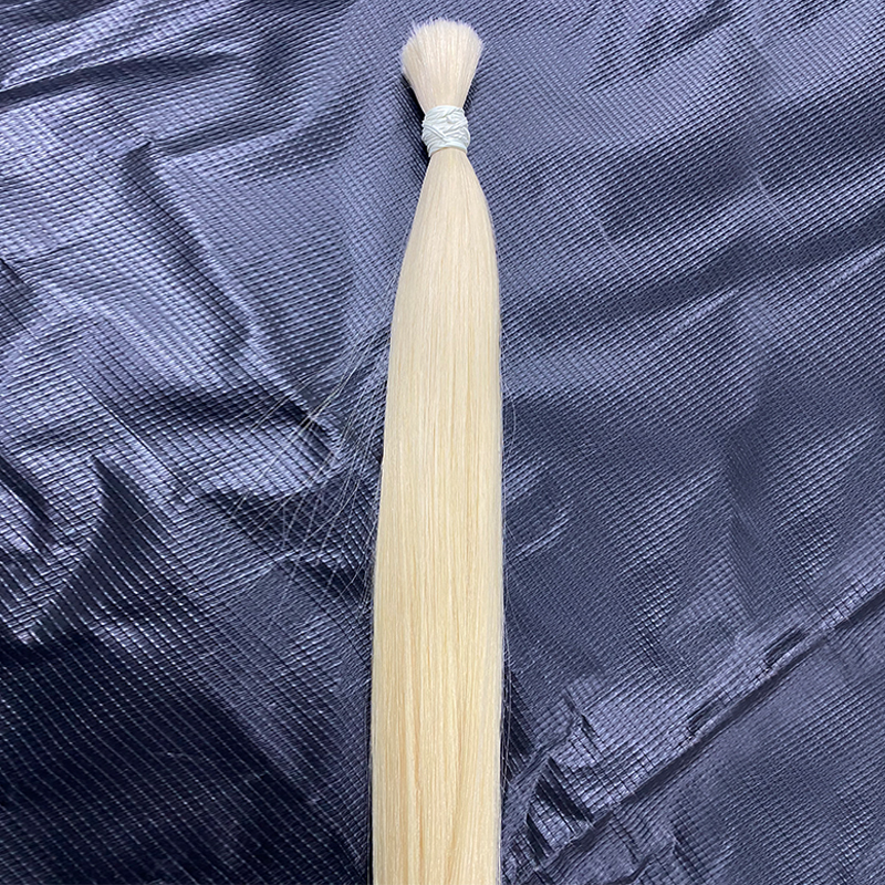 100% ผมมนุษย์จริง Bulks 613 ไม่มี Weft น้ําผึ้งสีบลอนด์ต่อผมเวียดนาม Virgin Hair ตรงทอผ้าผมสําหรับ Braiding