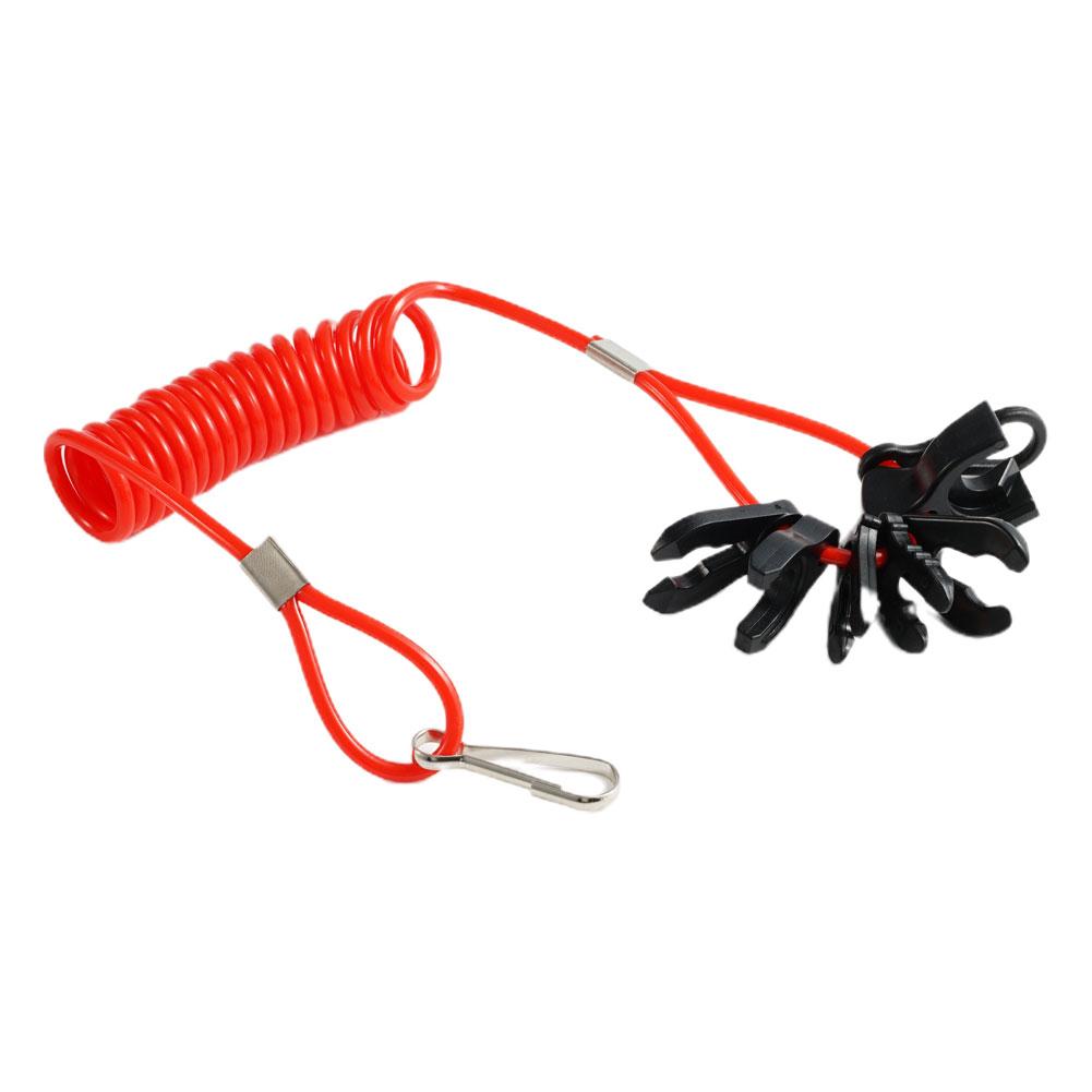 Barco interruptor de popa motor cordão matar botão parada urgente cabo conector segurança compatível para yamaha suzuki honda