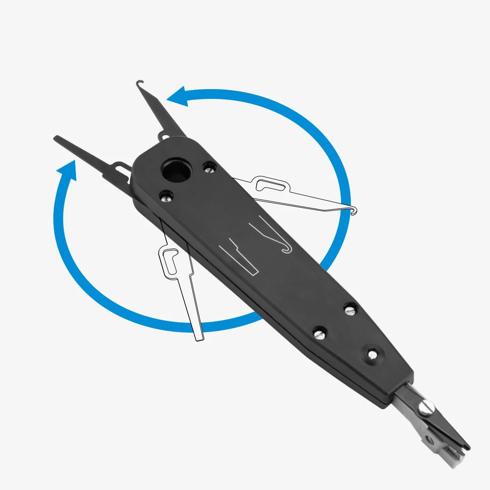 Punch Down Tool 110 Wire Cutter Knife Telecom Pliers For Rj45 Keystone Jack Network Cable Telephone Module Patch Panel