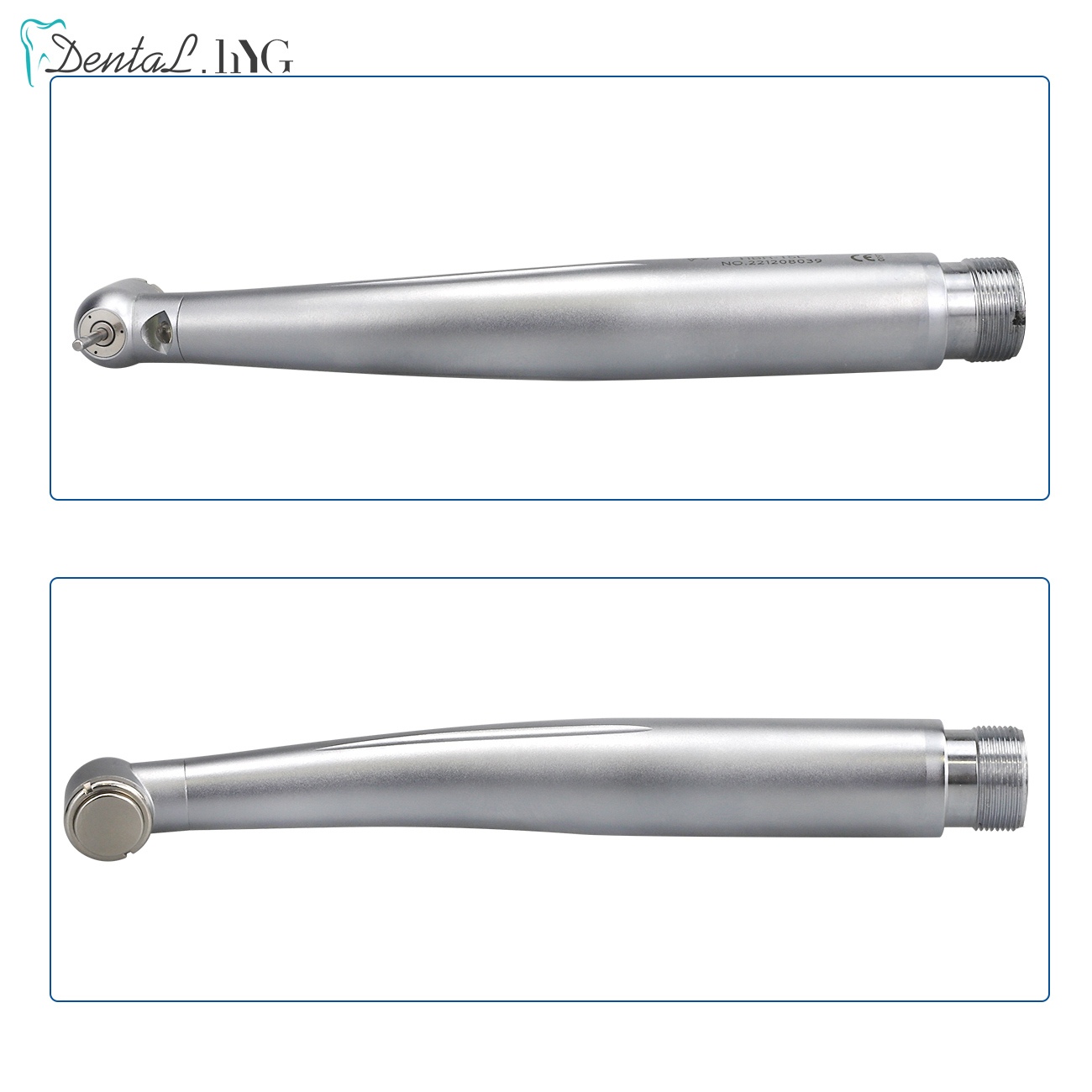 LED高速歯科用ハンドピース,標準ヘッド,プッシュボタン,3つの水スプレー,電子発電機,空気タービン,2穴,4穴,歯科用ツール