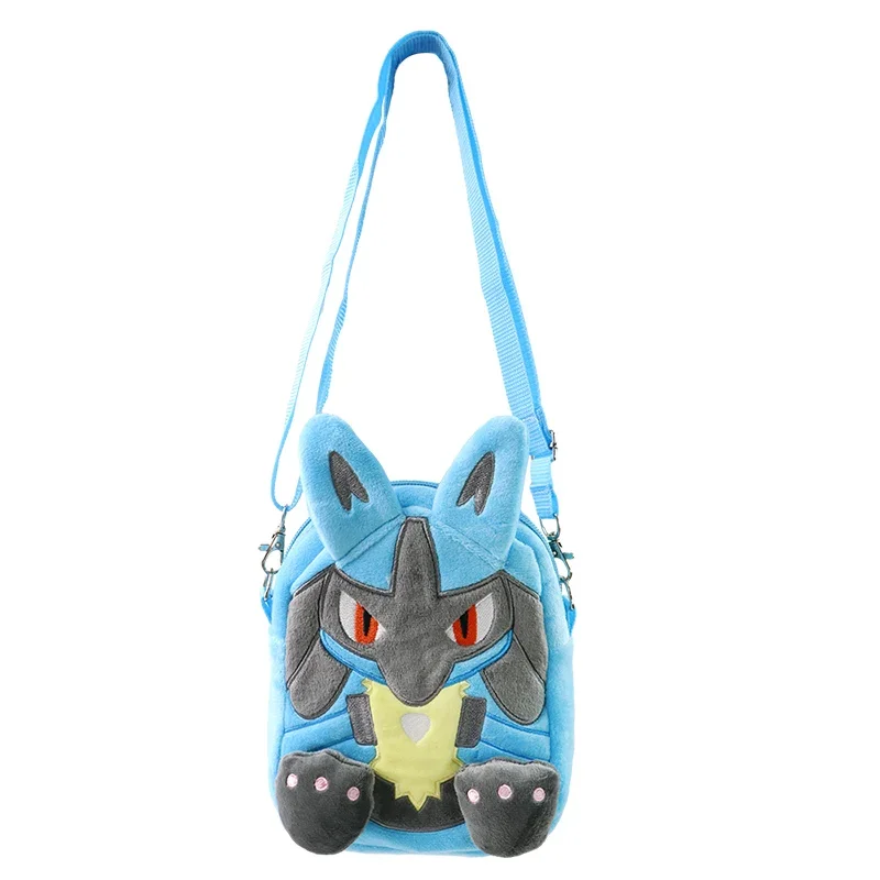 Gengar Mimikyu Snorlax Rowlet Lucario Charmander Plüsch Rucksack Pokemon Anime Schulter Tasche Puppe Spielzeug