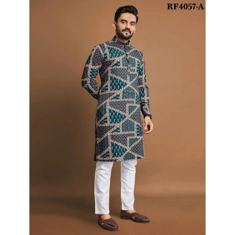 2023 männer Muslimischen Shirts Patchwork Hals Langarm Vintage Männer Kleidung Islamischen Arabisch Casual Männlichen Hemd Kaftan S-5XL INCERUN ﻿