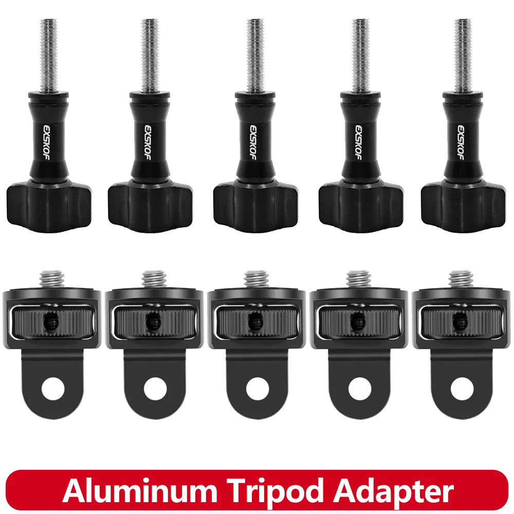 Conversión de adaptador de montaje de trípode de aluminio para GoPro Hero 13 12 11 10 9 Insta360 X2 X3 X4 X5 DJI Osmo accesorios de Cámara de Acción