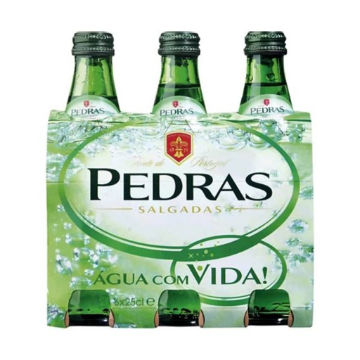 Bicos de Mel - Água com Gás Natural - Pedras Salgadas - Caixa 24 X 25cl