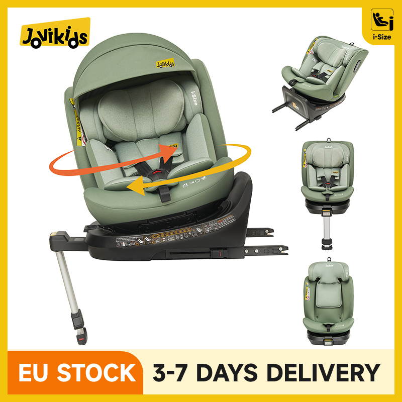 Jovikids Ranger 360 °   Siège auto pour bébé avec jambe de soutien pivotante taille i 40-150 cm