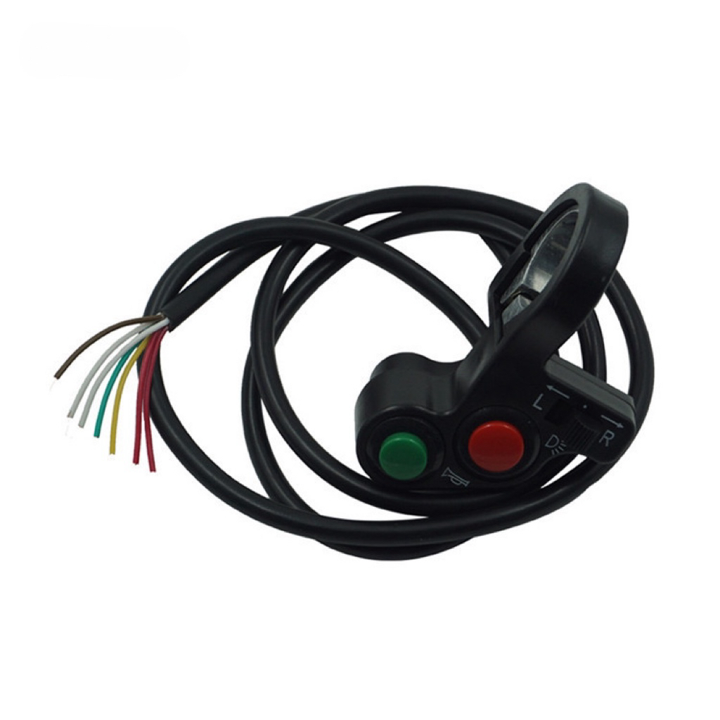 Motorcycle Scooter Electric Bike 7/8" Handlebar Horn Turn Signals Lights Controller Switch Modified Parts Handlebar Switch