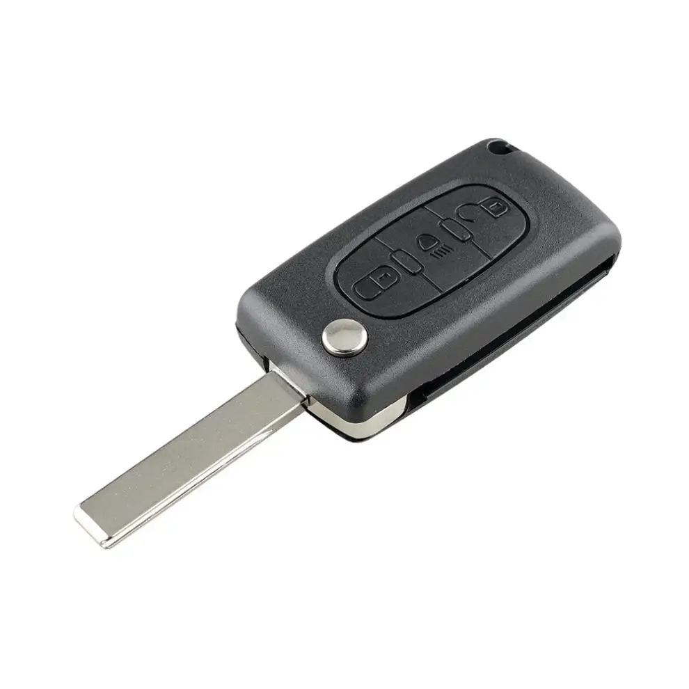 2 / 3 / 4 Buttons Remote Key Case Fit for Peugeot 207 307 308 407 607 807 Citroen C2 C3 C4 C5 C6 Flip Folding Car Key Shell