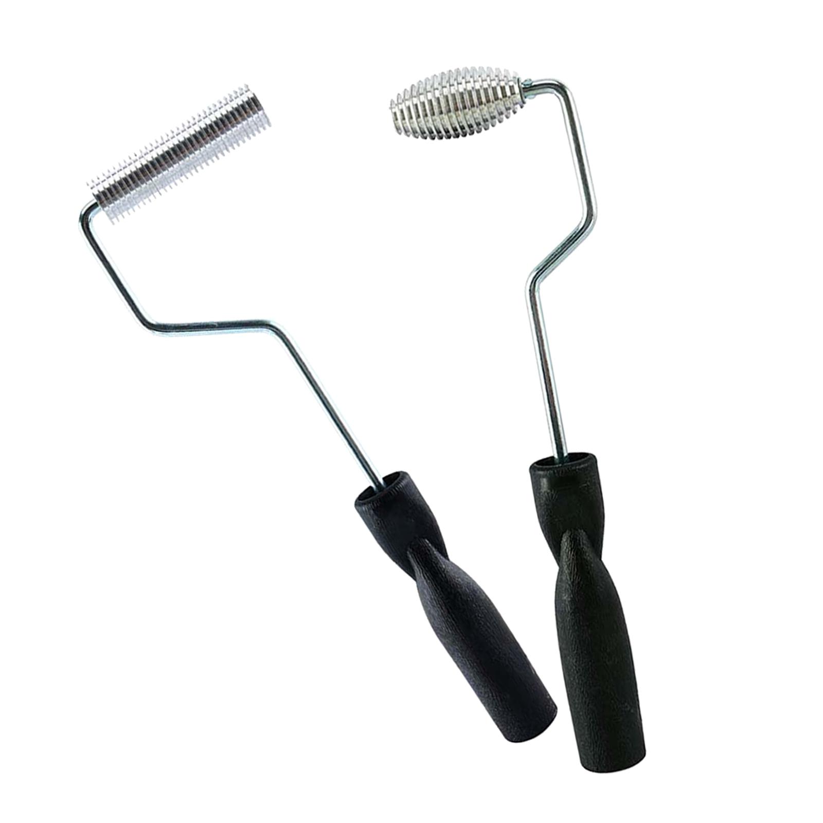 Rodillo de fibra de vidrio de 35cm, herramienta de paleta de burbujas, rodillo de laminación para herramienta de molde FRP, rodillo de cepillo, compras, 2 uds.