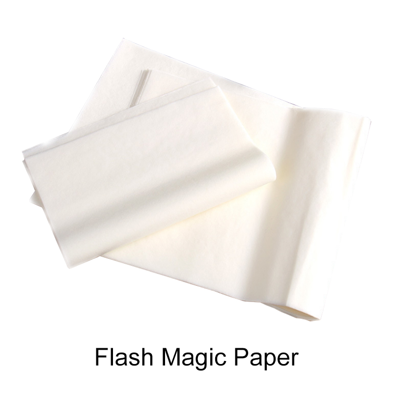 50*20cm papel mágico fuego Prop 1/10 hojas Magic Flash papel profesional mago accesorios escenario truco de magia