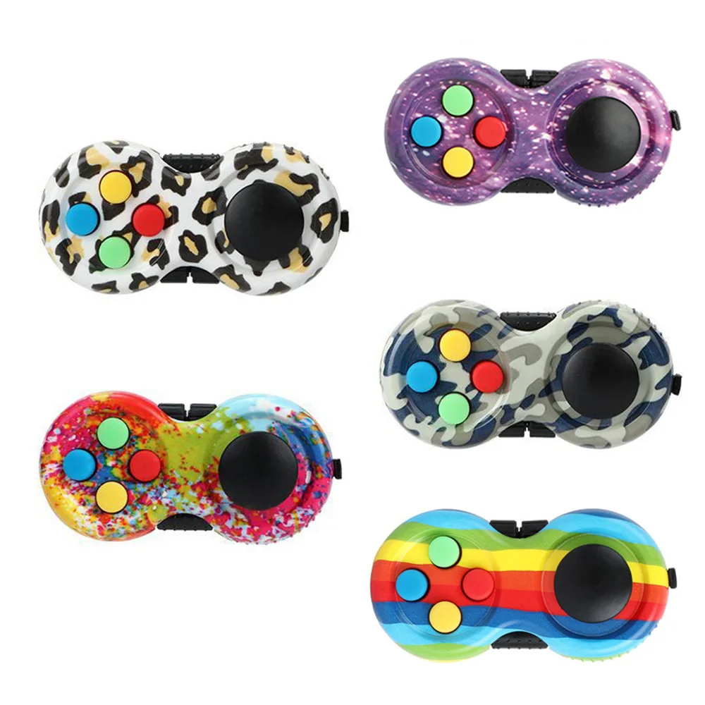 ใหม่คุณภาพระดับพรีเมียม Fidget Controller Pad เกมโฟกัสของเล่น Smooth พลาสติก ABS ความเครียดบรรเทาบีบสนุกมือ Hot Interactive ของขวัญ