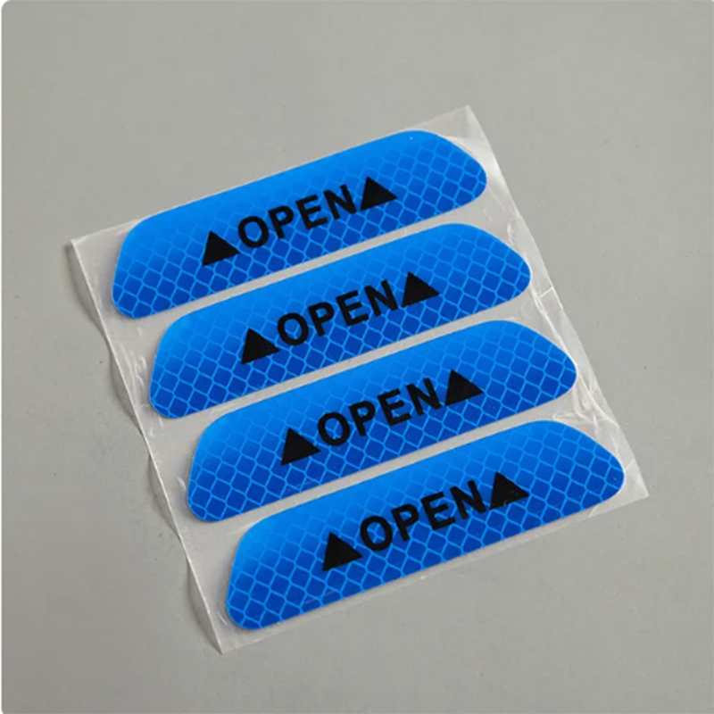 4 шт./набор, светоотражающие наклейки на автомобильные двери