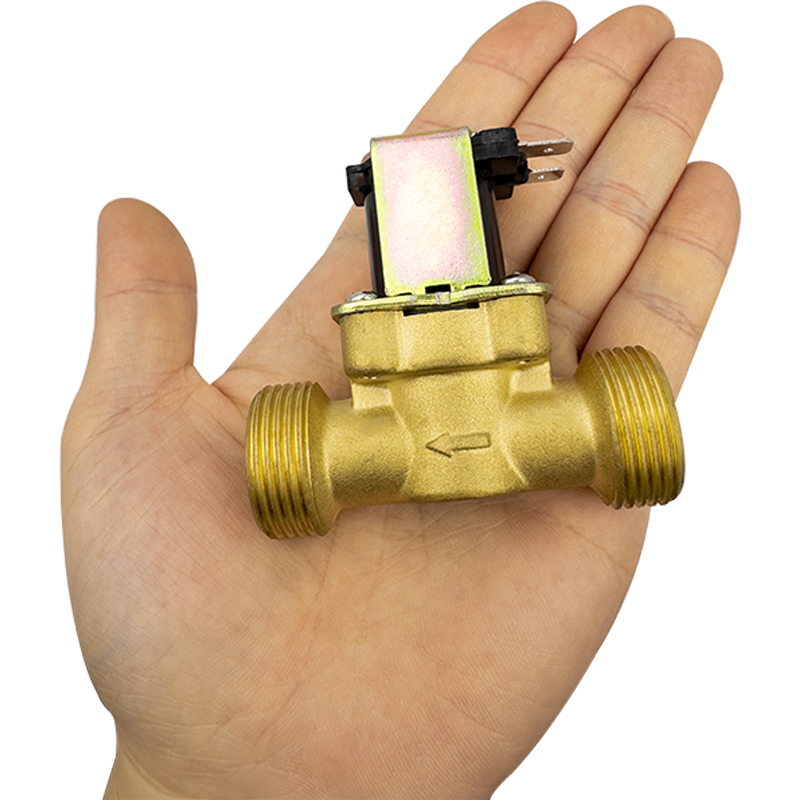 Válvula solenóide de latão normalmente fechada g3/4 "ac 110/220v dc 5/12/24v para controle de água válvulas de água de comutação magnética