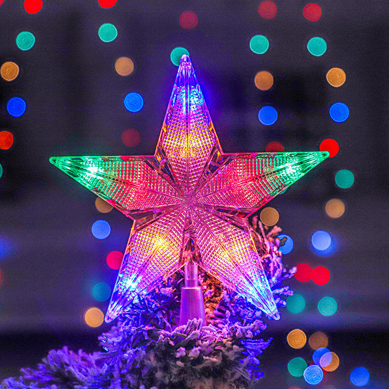 Navidad 2023 árbol de Navidad luces Led de estrellas decoración de árbol de Navidad adornos guirnalda luces de hadas para Navidad decoración de fiesta de año nuevo