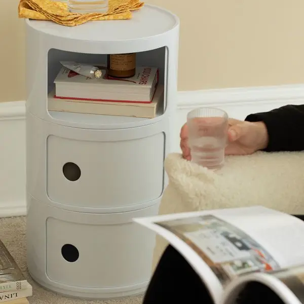 2/3/4 Lớp Bắc Âu Vòng Đầu Giường Mini Dễ Thương Tủ Bảo Quản Sáng Tạo Ghế Sofa Phòng Khách Bên Bàn Nội Thất Phòng Ngủ