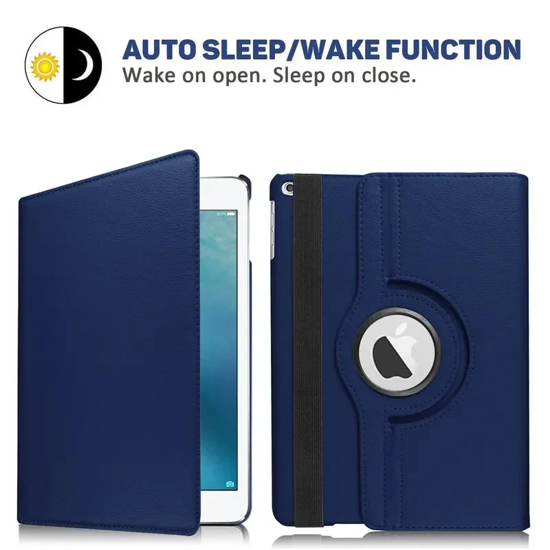 For iPad 9.7 5th 6th Case iPad Air 11 2 3 4 5 10.9 Rotate Stand Cover for iPad 10.2 7th 8th 9th 10th 11th Generation Pro 11 Case