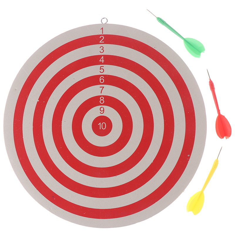 1 ชุด Dart Board ลูกดอกเกมชุดที่สมบูรณ์แบบสําหรับถ้ําเกมห้องเด็กตกแต่ง