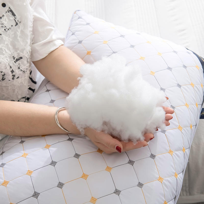 Polyester-Kisseneinsatz für Erwachsene – Hotel- und Heimgebrauch, weicher weißer rechteckiger Bettwäschekern, langlebiges Kissen für Wohnheim und Haushalt