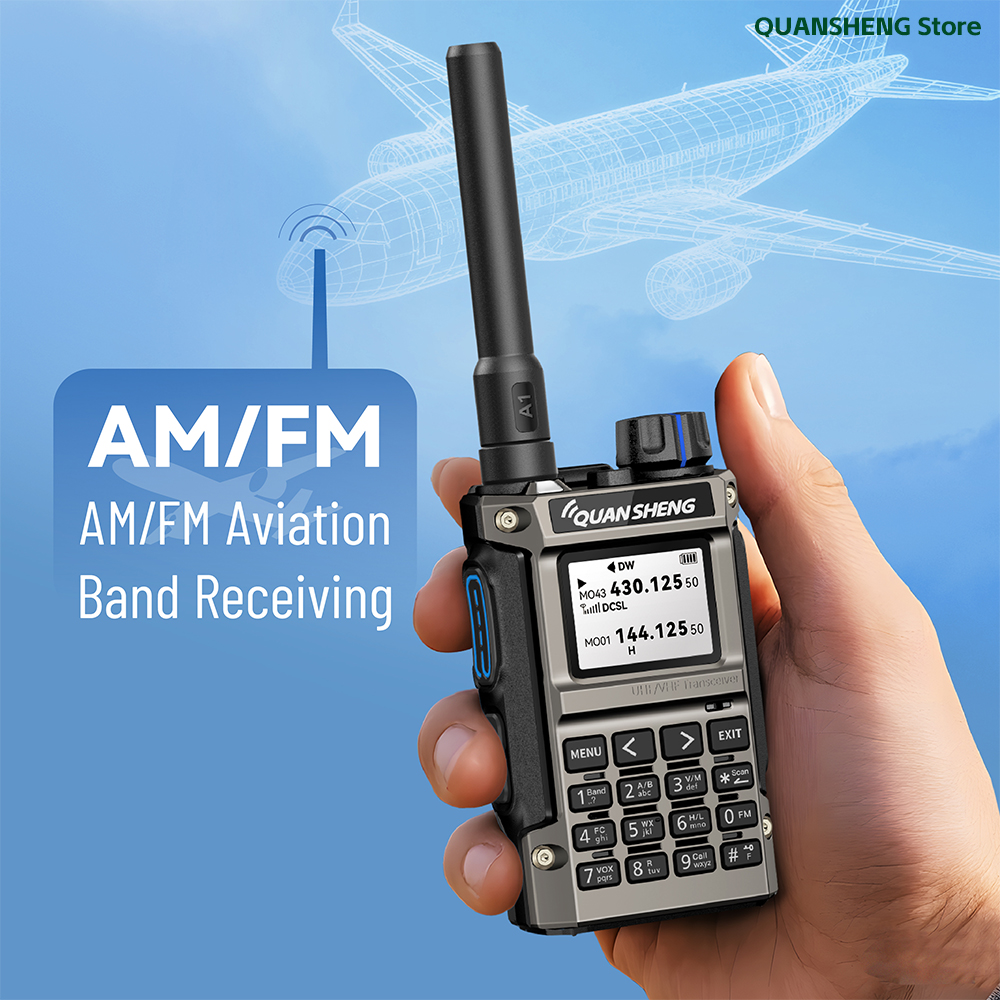 Quansheng UV K1 8 Mini Kong Walkie Talkie Wireless Set Hunting Camping Long Range Ham Communication Radio K5 K6 Walkier Talkie