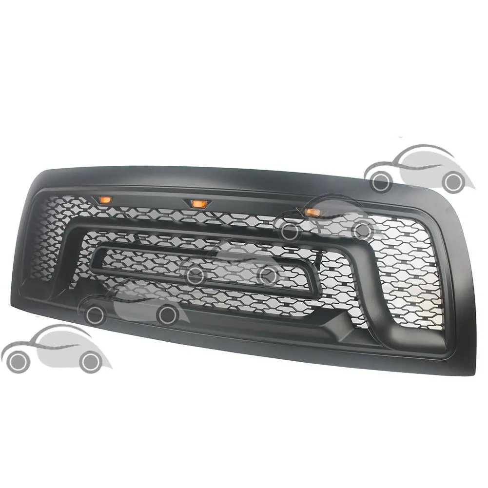 Kisi Jaring Facelift Balap Depan dengan Lampu LED untuk Dodge Ram2500 Ram3500 Ram4500 2010-2018