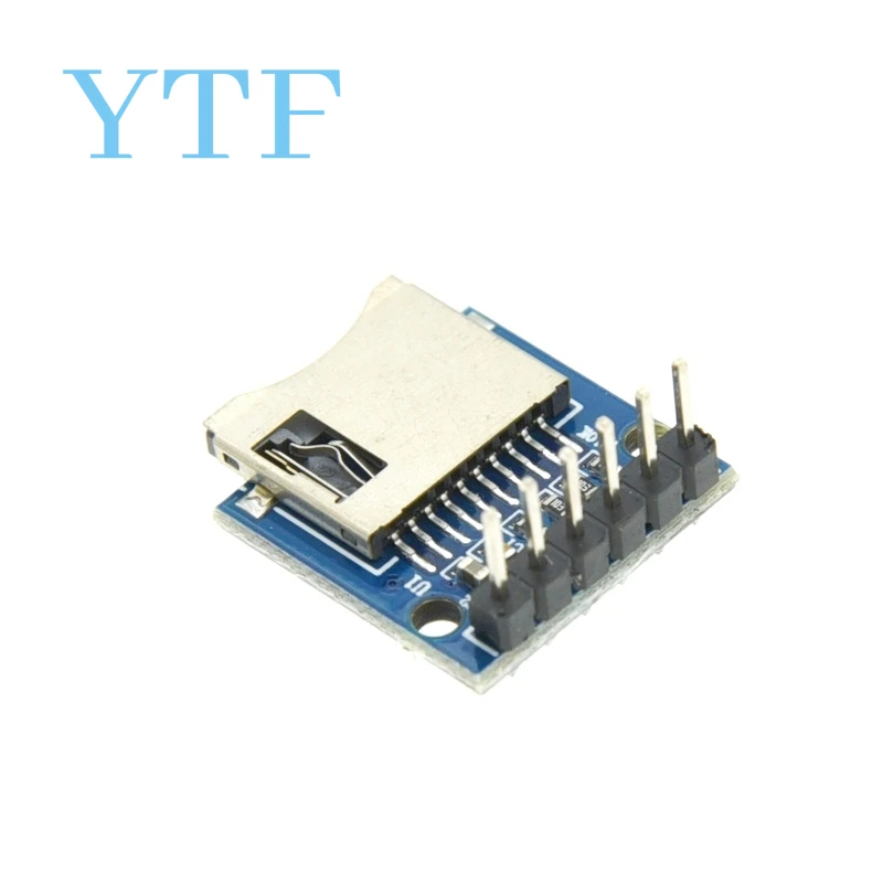 Módulo de tarjeta Micro SD, lector/escritor de tarjetas TF, interfaz SPI con Chip de conversión de nivel para Arduino ARM AVR, 1-50 Uds.
