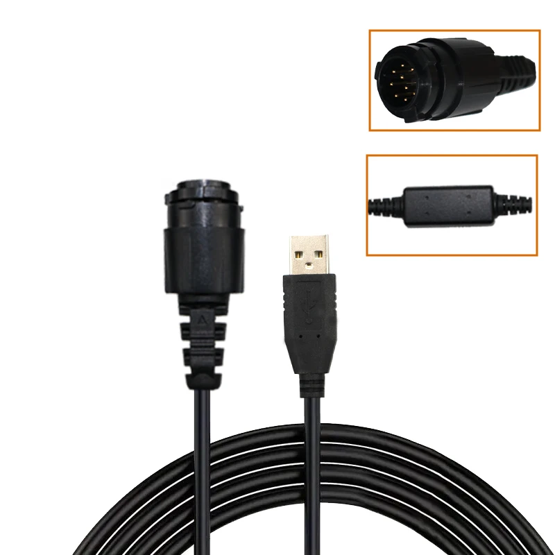 HKN6184C Programmierkabel für Motorola Radio DM4400/E DM3401 DM3600 DM4601/E MTM5200 DGM4100 DGM6100 XPR4300 XPR4350 XPR4380