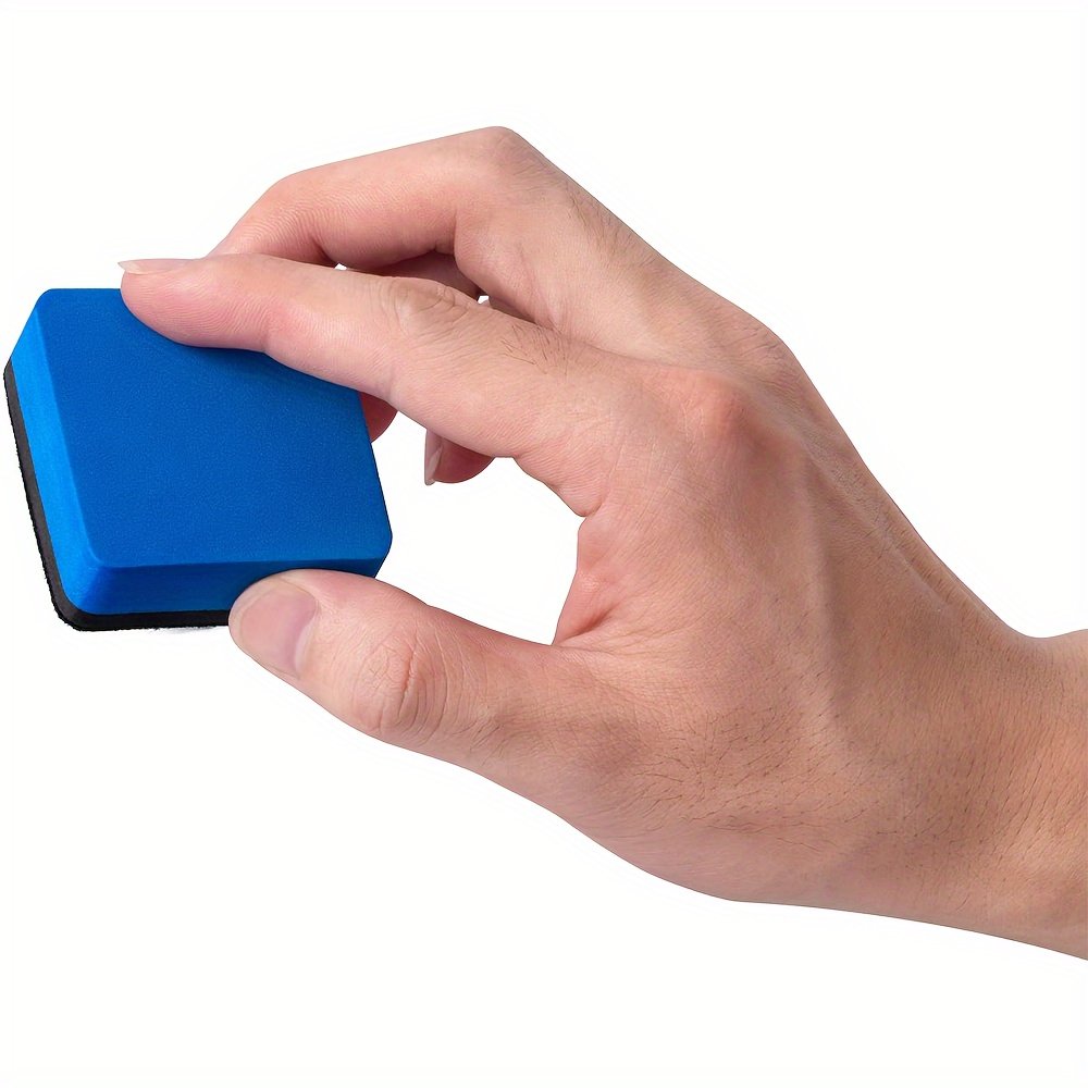 Bunte Whiteboard-Trockengummis – 4 lebendige Farben, Schwammgummi-Radiergummis für den Einsatz im Klassenzimmer, zu Hause und im Büro, Schulbedarf