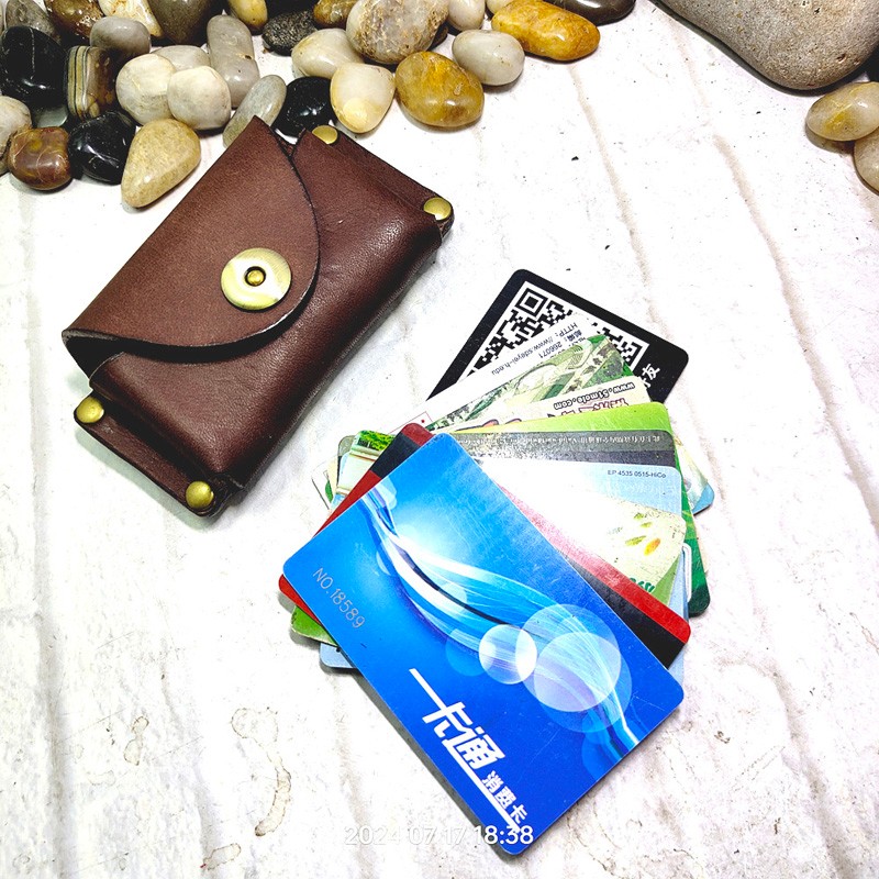 小さな革のウエストバンド,運転免許証のケース,ベルトバッグ,財布,カードホルダー,手作り,mhf