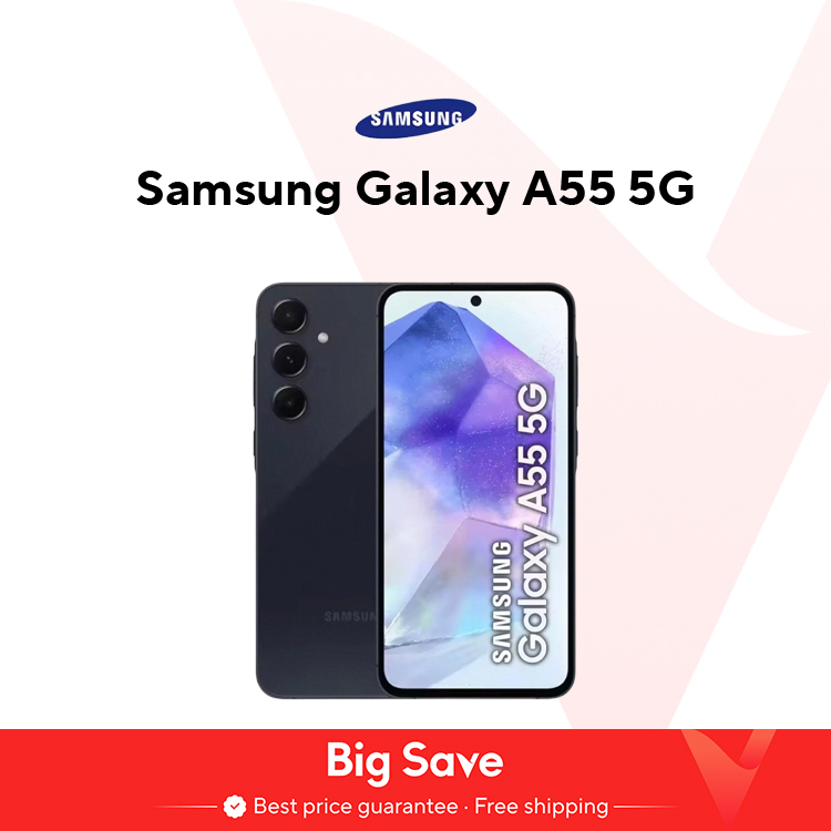 Samsung Galaxy A55 5G Smartphone Exynos 1480 50MP Kamera 6,6" FHD+ Super AMOLED 120Hz Display 25W 5000mAh Schnellladung Mobiltelefon