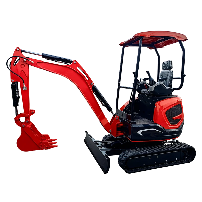 Mini excavator equipped with Kubota engine EPA/Euro 5 tracked with core motor components customized