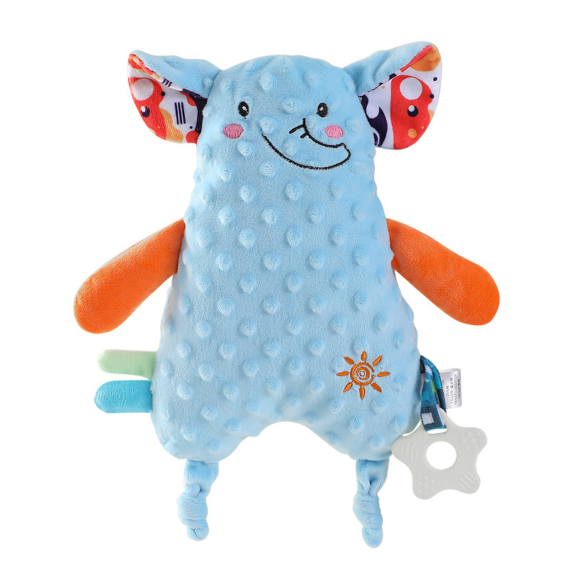 子供のための柔らかい赤ちゃんのおもちゃ,幼児のおもちゃ,0,6,12か月,モンテッソーリぬいぐるみ,ガラガラ,ベル付きの1年間のシリコン歯がためリング