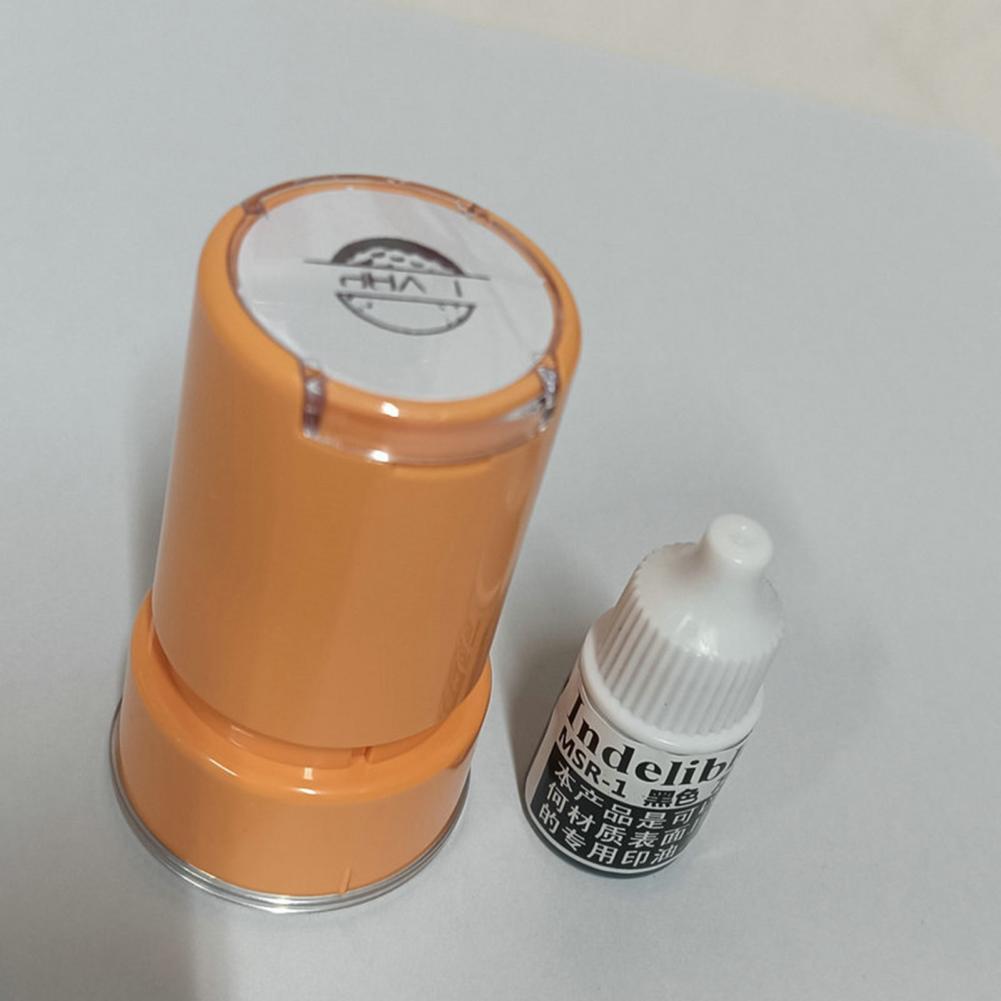 Golf Ball Stamp Self-Inking Golf Ball Stamper Fast-Drying Ball Marking Tool Customize Your Golf Balls Ink Control for Markings