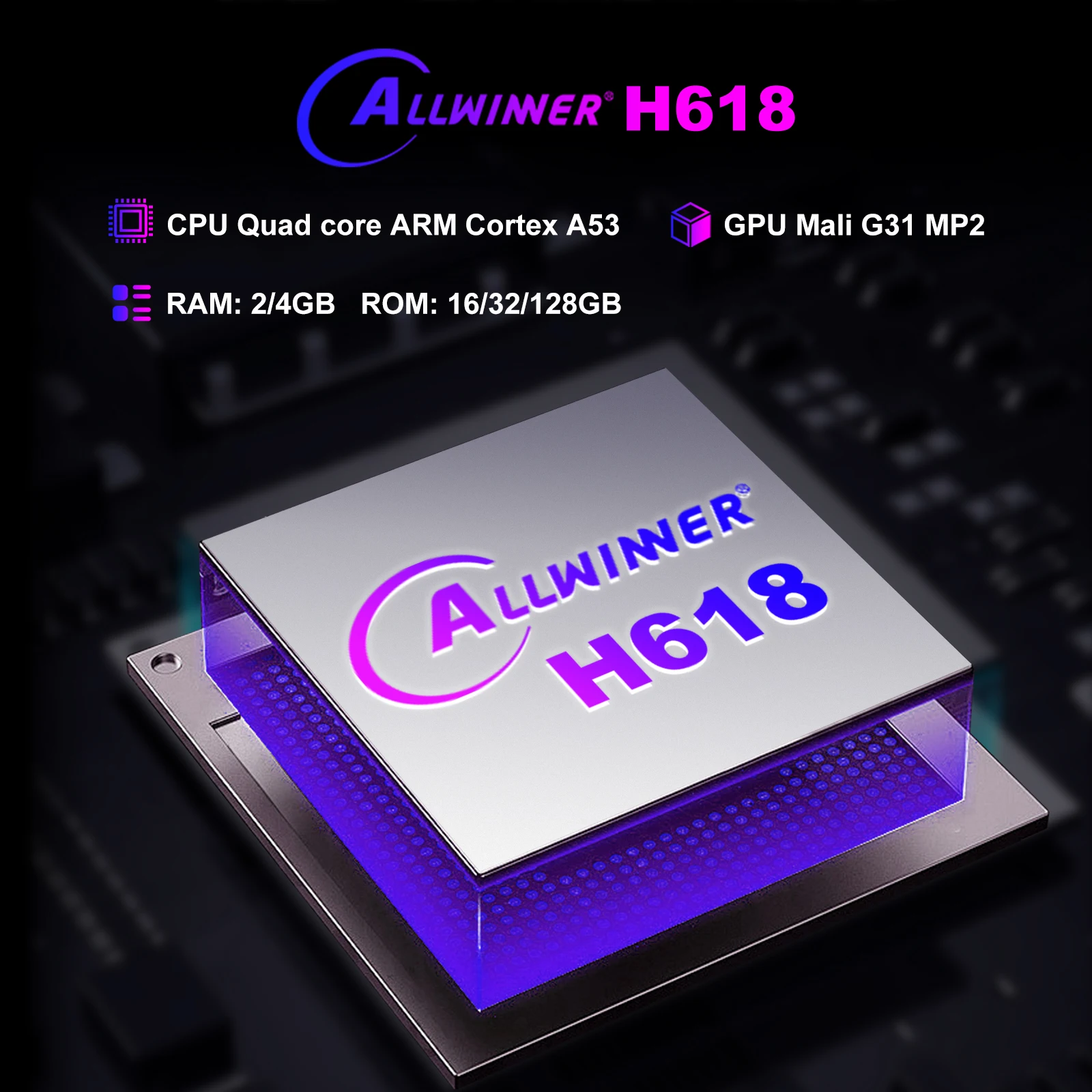 New Android 14.0 H96 Max H618 Plus Allwinner H618 HDR 8K Wifi6 BT5.4 Voice Assistant Media Player 8K 4GB 128GB Smart TV Box H313