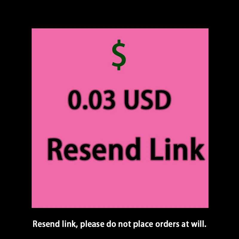 New 2025 0.03 USD Special Link Resend Additional Pay on Your Order