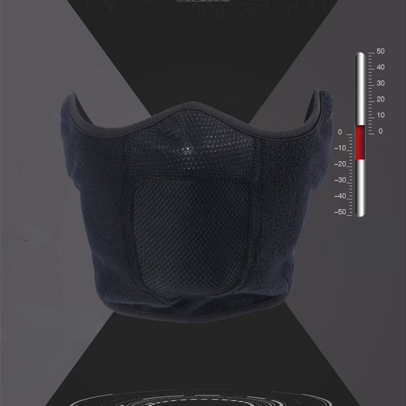 Winter Fleece motorcycle Face Mask Keep warm motocross Windproof face shield Hat Neck Warmer Helmet Balaclava Skiing Face Mask