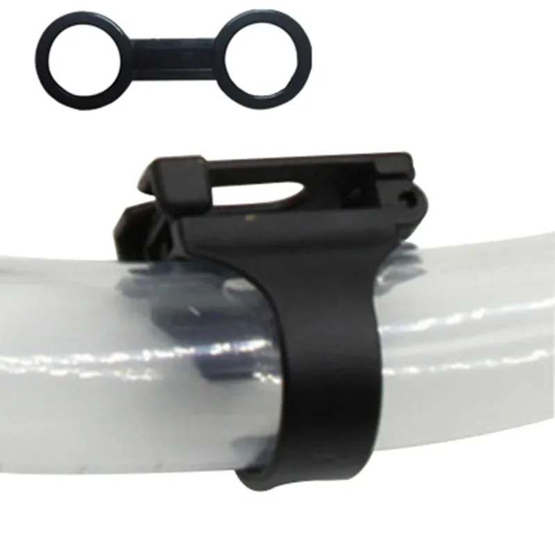 Универсальные силиконовые очки для дайвинга с пряжкой для трубки, силиконовая трубка, пластиковый зажим, держатель маски для трубки, фиксатор для подводного плавания