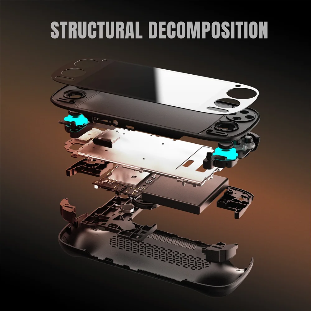 Retroid Pocket 5 Console di gioco portatile SD865 Schermo HD Oled da 5,5 pollici Bluetooth 5.1 Android 13 Lettore per videogiochi retrò 5000mAh