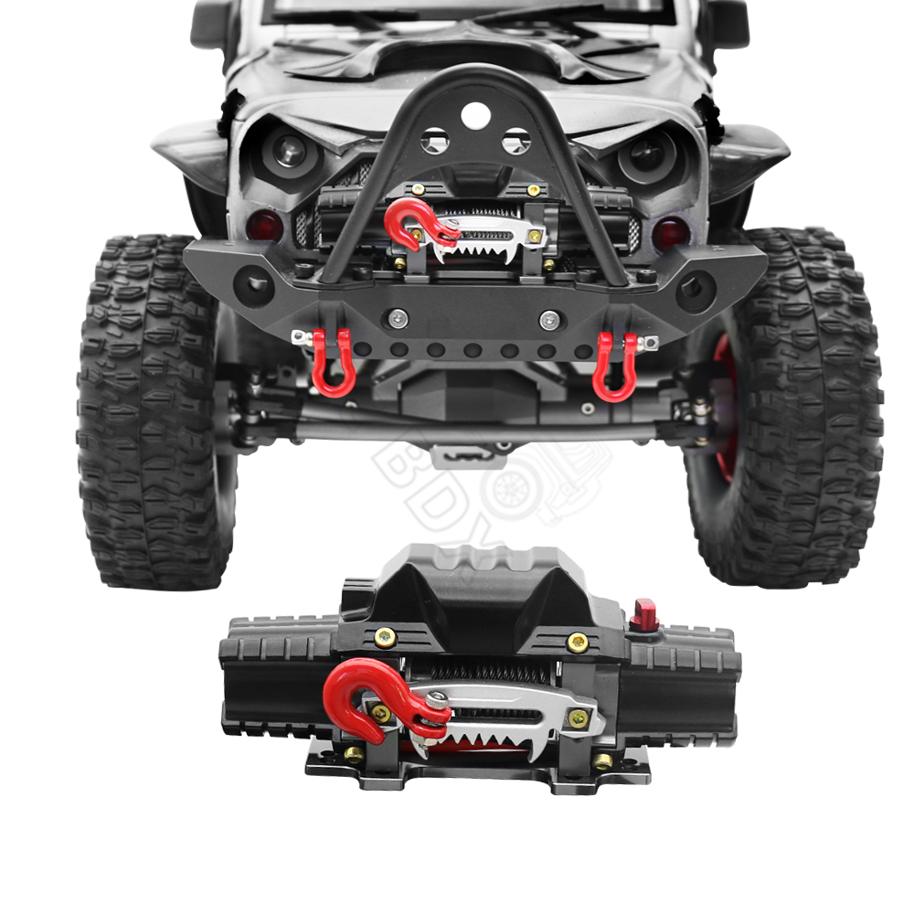 RC Metall Automatische Doppel Motor Simulierte Winde Für 1/10 RC Crawler Auto Axial SCX10 TRX4 D110 Tamiya CC01 RGT86100V2