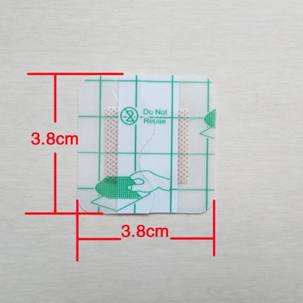 30PCS Transparant PU Vierkant Waterdicht Hemostatisch Pleisterverband Kinderen 38*38mm Beschermende Sticker
