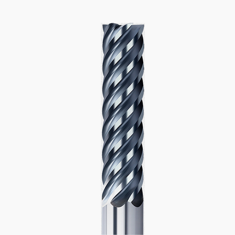 Fresa de extremo de carburo de 6 flautas, broca enrutadora de mecanizado de acabado CNC de acero metálico, 4 6 8 10 12 16 18 20mm, fresa de tungsteno de 6 dientes