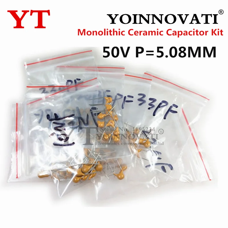 100 шт. 50 В монолитный керамический конденсатор 10PF ~ 10 мкФ 22PF 47NF 220NF 1NF 4,7 мкФ 1 мкФ 100NF 330NF 0,1 мкФ 102 104 105 106 103 473 334