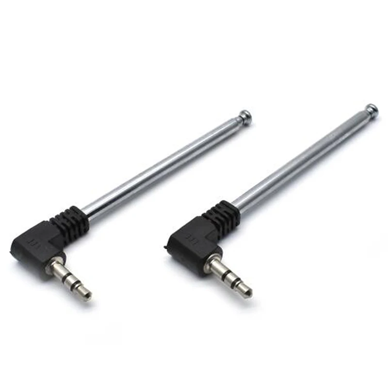1/2 Pcs Universal L Plug 3.5mm Signal Booster per Antenna esterna Jack maschio per telefono cellulare