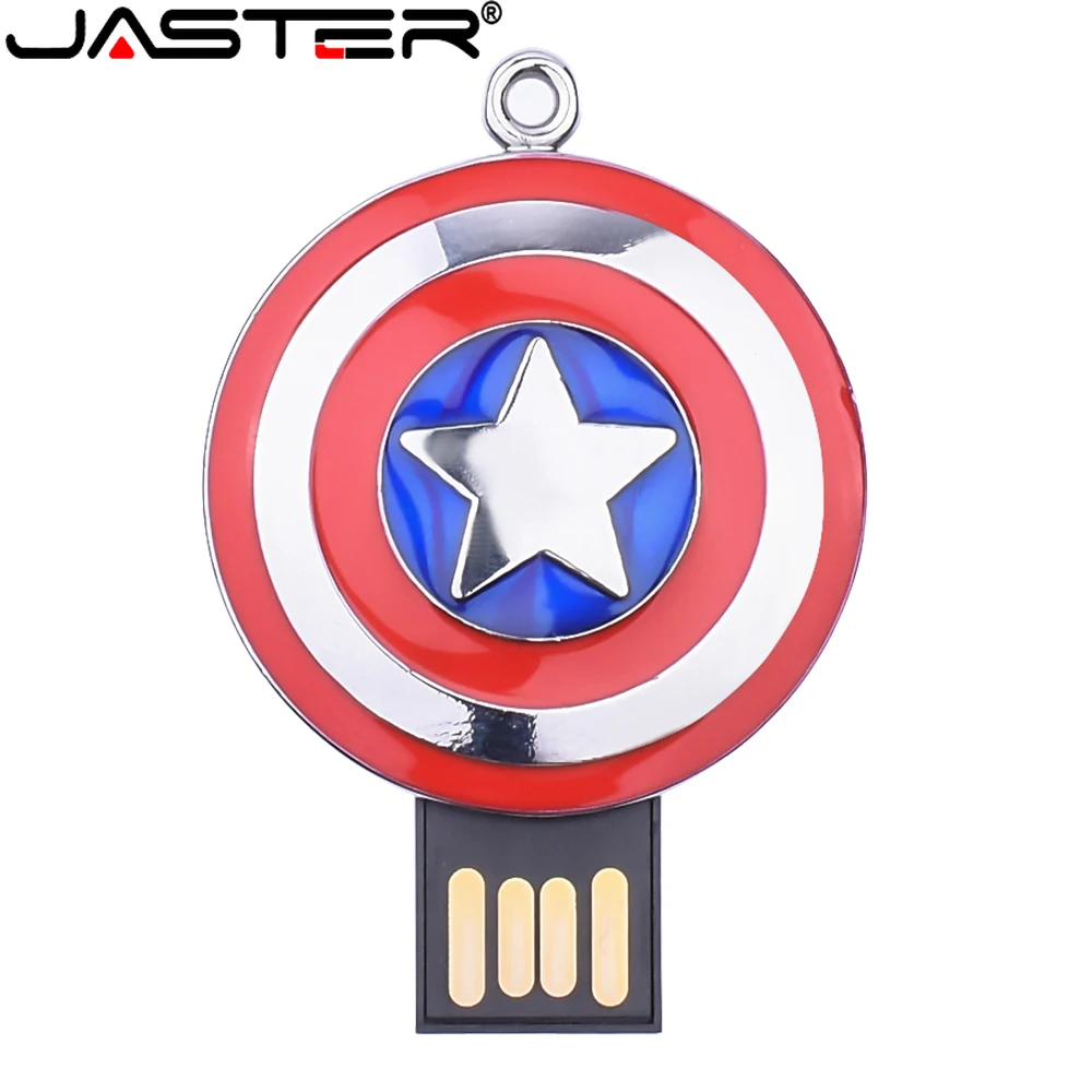 JASTER-Lámpara LED con cabeza de Metal, unidades Flash USB, 64GB, resistente al agua, USB, 32GB, U Disk, 16GB, memoria de Metal, 8GB, U Disk, regalos