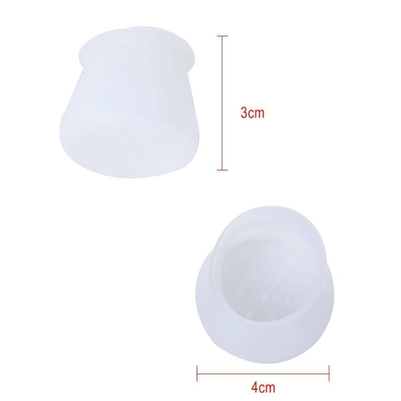 20pcs/4pcs 4cm Table Leg Protector Silicon Cover Chair Leg Floor Protectors Socks Table Feet Pad Floor Protectors